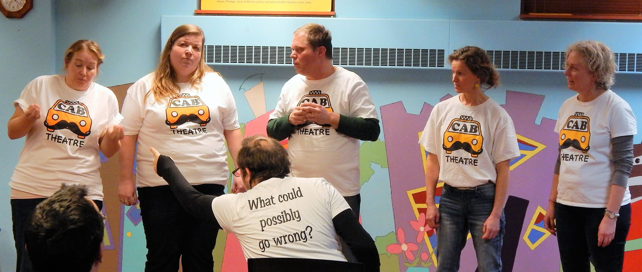 Comedy troupe visits Baraboo library